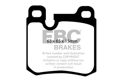 DP3996C EBC Brakes Комплект тормозных колодок, дисковый тормоз