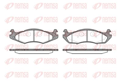 046300 REMSA Комплект тормозных колодок, дисковый тормоз