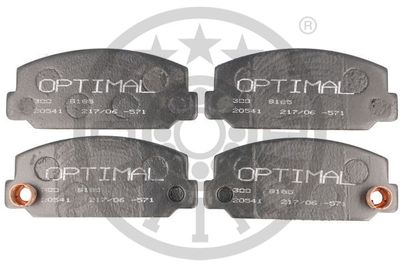9185 OPTIMAL Комплект тормозных колодок, дисковый тормоз