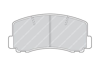 FDB319 FERODO Комплект тормозных колодок, дисковый тормоз