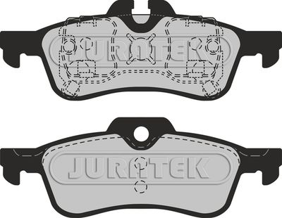JCP1676 JURATEK Комплект тормозных колодок, дисковый тормоз
