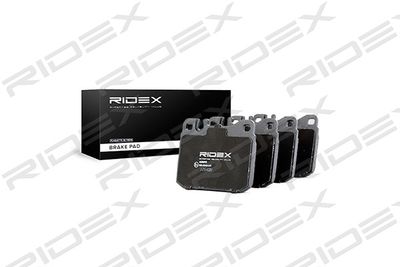 402B0703 RIDEX Комплект тормозных колодок, дисковый тормоз