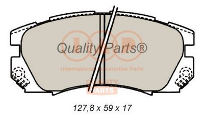 70415030 IAP QUALITY PARTS Комплект тормозных колодок, дисковый тормоз