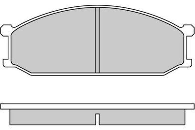120233 E.T.F. Комплект тормозных колодок, дисковый тормоз