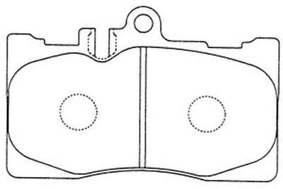 FP0870 FIT Комплект тормозных колодок, дисковый тормоз