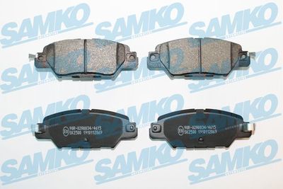 5SP2069 SAMKO Комплект тормозных колодок, дисковый тормоз