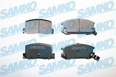 5SP1024 SAMKO Комплект тормозных колодок, дисковый тормоз