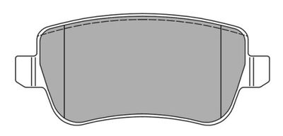 FBP1475 FREMAX Комплект тормозных колодок, дисковый тормоз
