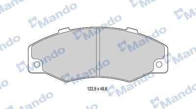 MBF015793 MANDO Комплект тормозных колодок, дисковый тормоз