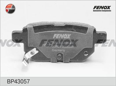 BP43057 FENOX Комплект тормозных колодок, дисковый тормоз