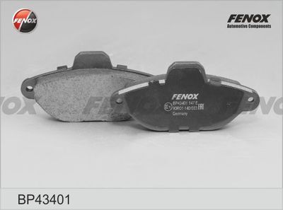 BP43401 FENOX Комплект тормозных колодок, дисковый тормоз