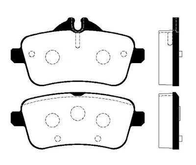 FBP4361 FI.BA Комплект тормозных колодок, дисковый тормоз