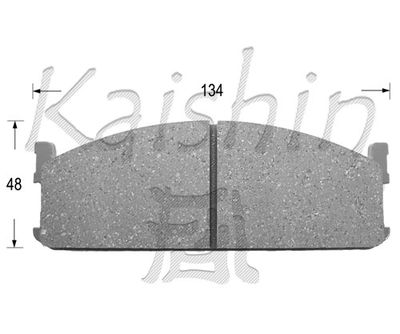 FK4001 KAISHIN Комплект тормозных колодок, дисковый тормоз