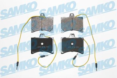 5SP195 SAMKO Комплект тормозных колодок, дисковый тормоз