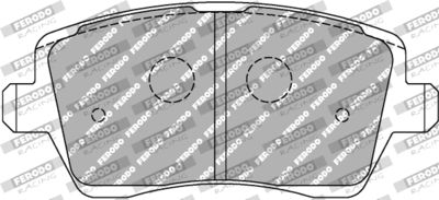 FCP1617Z FERODO RACING Комплект тормозных колодок, дисковый тормоз