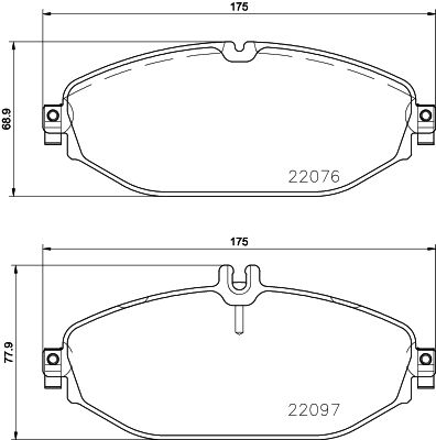 FK20162 KAISHIN Комплект тормозных колодок, дисковый тормоз