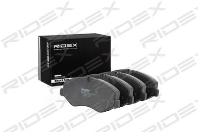 402B0996 RIDEX Комплект тормозных колодок, дисковый тормоз