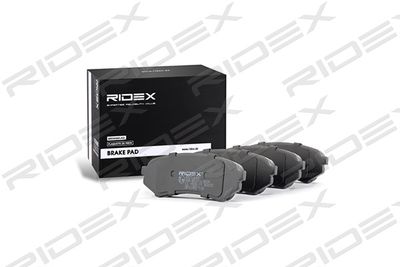 402B0614 RIDEX Комплект тормозных колодок, дисковый тормоз