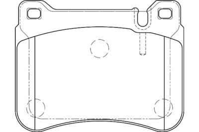 2135134 Omnicraft Комплект тормозных колодок, дисковый тормоз