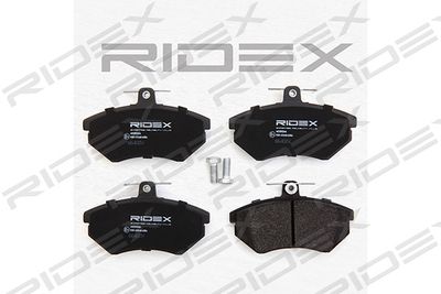 402B0246 RIDEX Комплект тормозных колодок, дисковый тормоз