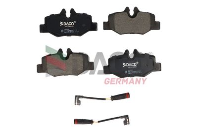 323352 DACO Germany Комплект тормозных колодок, дисковый тормоз