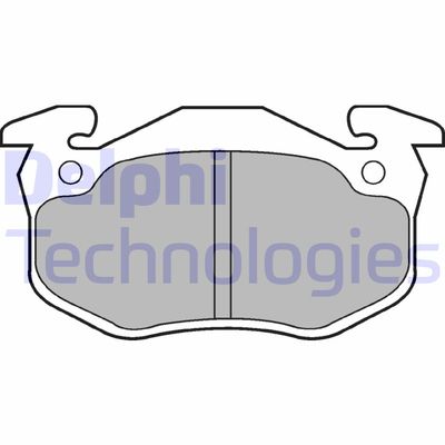 LP852 DELPHI Комплект тормозных колодок, дисковый тормоз