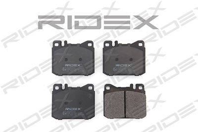 402B0332 RIDEX Комплект тормозных колодок, дисковый тормоз