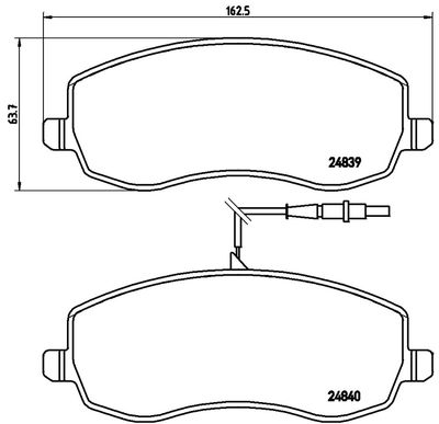 FK20113 KAISHIN Комплект тормозных колодок, дисковый тормоз