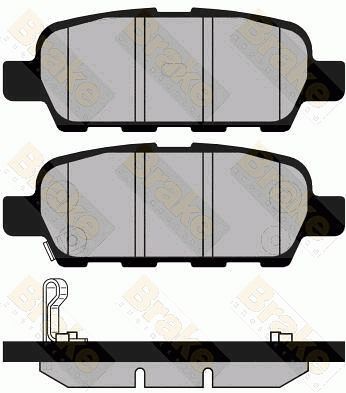 PA1432 Brake ENGINEERING Комплект тормозных колодок, дисковый тормоз