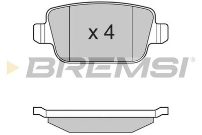 BP3300 BREMSI Комплект тормозных колодок, дисковый тормоз