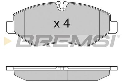 BP3324TR BREMSI Комплект тормозных колодок, дисковый тормоз