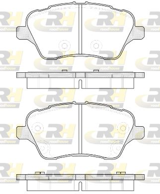 2151400 ROADHOUSE Комплект тормозных колодок, дисковый тормоз