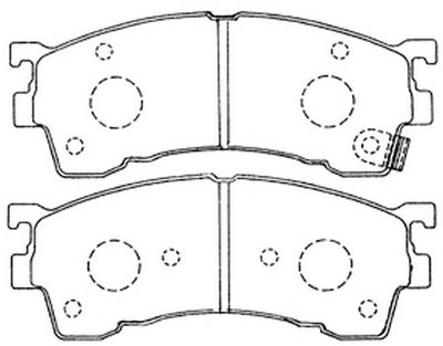 FP0583 FIT Комплект тормозных колодок, дисковый тормоз