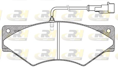 JSX243641 ROADHOUSE Комплект тормозных колодок, дисковый тормоз