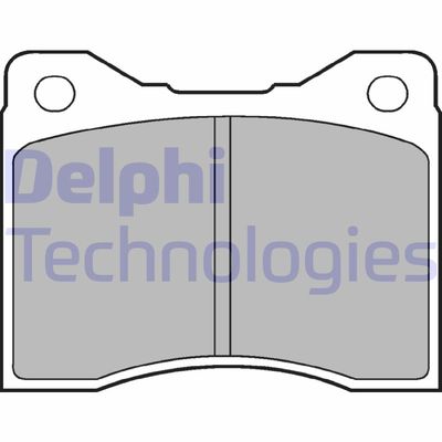 LP60 DELPHI Комплект тормозных колодок, дисковый тормоз