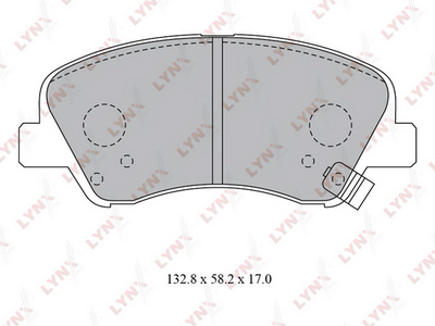 BD3619 LYNXauto Комплект тормозных колодок, дисковый тормоз