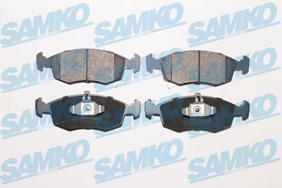 5SP1766 SAMKO Комплект тормозных колодок, дисковый тормоз