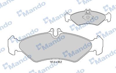 MBF015657 MANDO Комплект тормозных колодок, дисковый тормоз