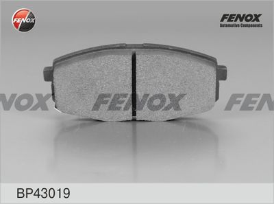 BP43019 FENOX Комплект тормозных колодок, дисковый тормоз