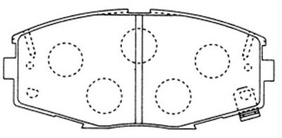 FP0435 FIT Комплект тормозных колодок, дисковый тормоз