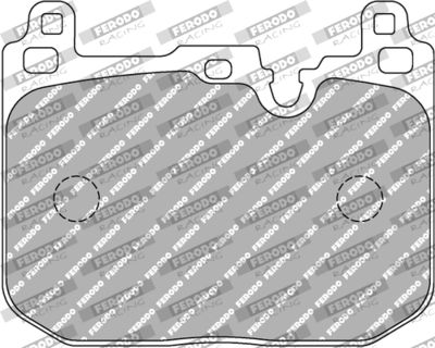 FCP4611H FERODO RACING Комплект тормозных колодок, дисковый тормоз