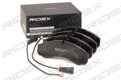 402B1260 RIDEX Комплект тормозных колодок, дисковый тормоз