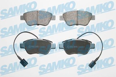 5SP1656 SAMKO Комплект тормозных колодок, дисковый тормоз