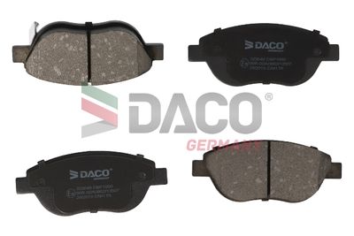 323646 DACO Germany Комплект тормозных колодок, дисковый тормоз