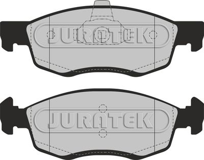 JCP8141 JURATEK Комплект тормозных колодок, дисковый тормоз