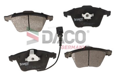 324771 DACO Germany Комплект тормозных колодок, дисковый тормоз