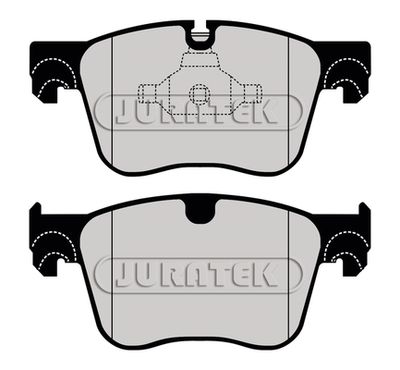 JCP8098 JURATEK Комплект тормозных колодок, дисковый тормоз