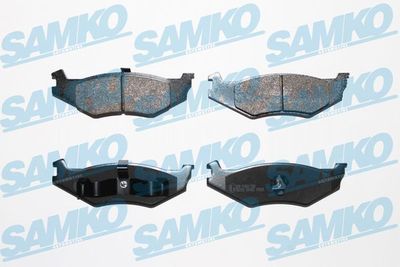 5SP456 SAMKO Комплект тормозных колодок, дисковый тормоз
