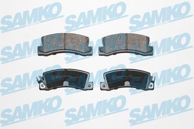 5SP061 SAMKO Комплект тормозных колодок, дисковый тормоз