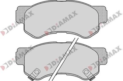 N09773 DIAMAX Комплект тормозных колодок, дисковый тормоз